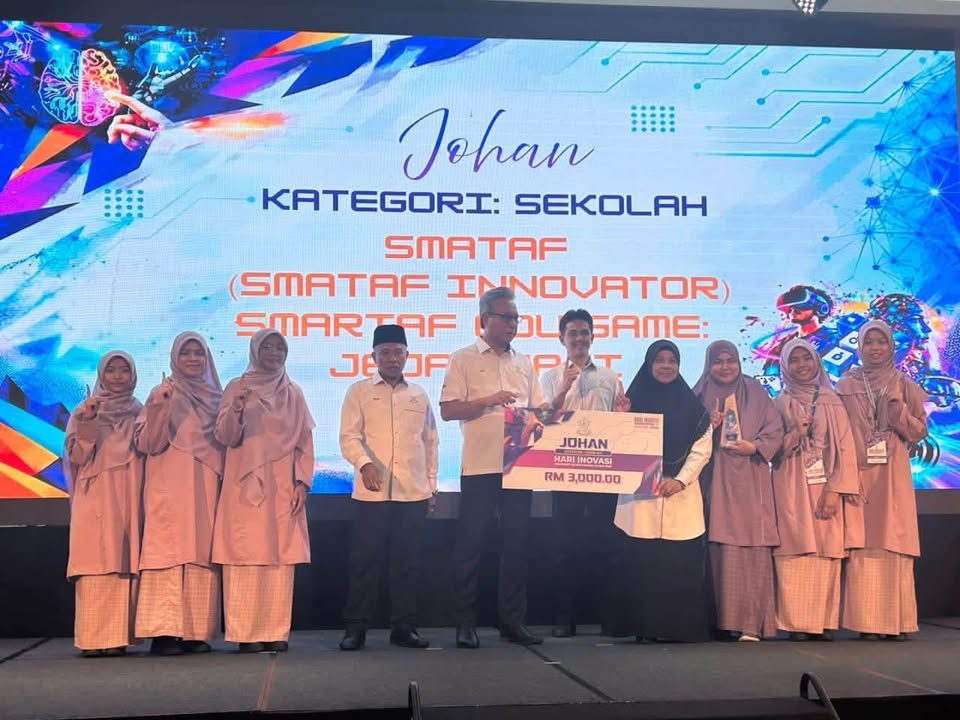 SMATAF Dinobatkan Johan Kategori Sekolah Sempena Hari Inovasi Negeri Pahang 2026